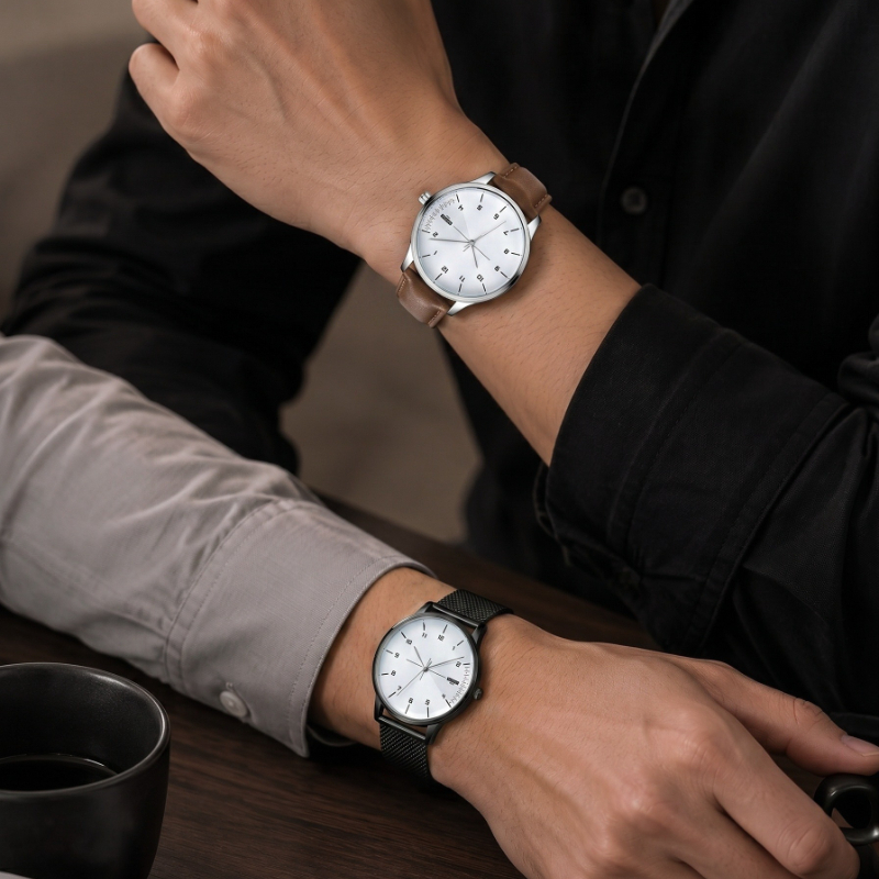 Smartwatch Watches Best Gift For Men - 2Pcs YAZOLE Men Business Watch Fashion