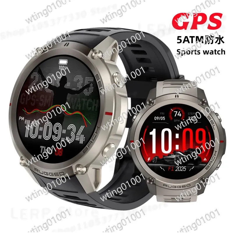 Heart Rate Gps Watch - for DM59 Smart Watch with Bluetooth
