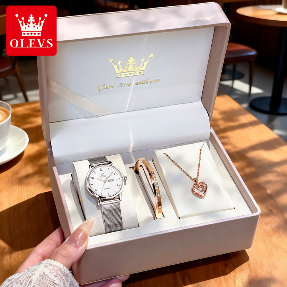 Analog Quartz Watch - OLEVS 2996 Women Watches Original Elegant