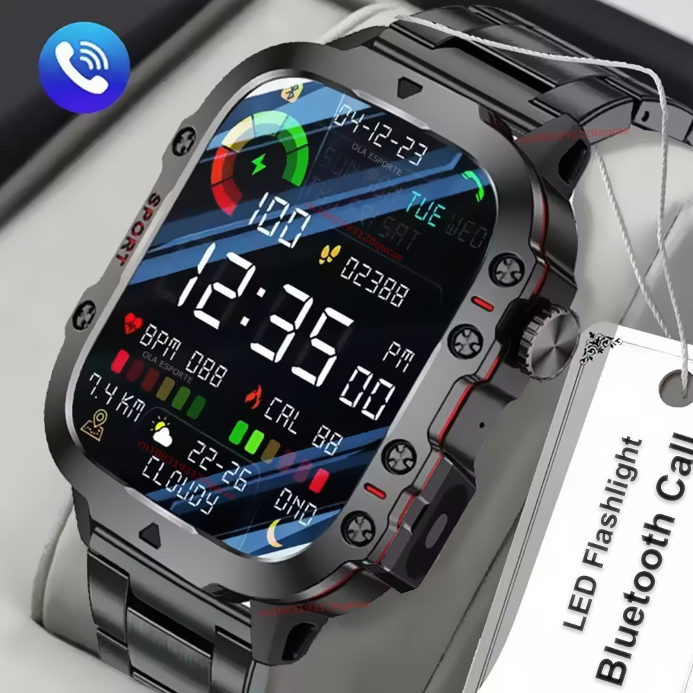 Smartwatch Military Watches For Men - 2026 New Military Smart Watch Men