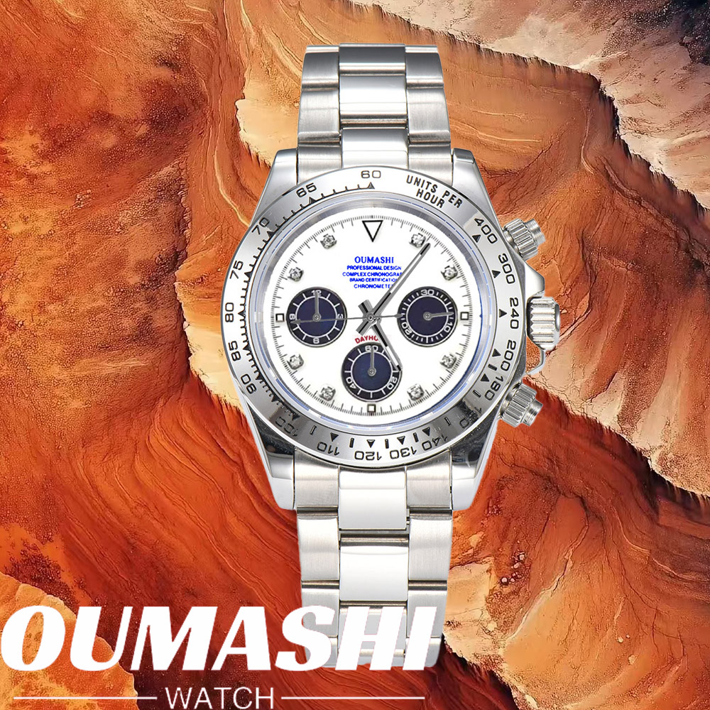 Analog Quartz Watch - Luxury VK63 Watches Sapphire Glass 316L