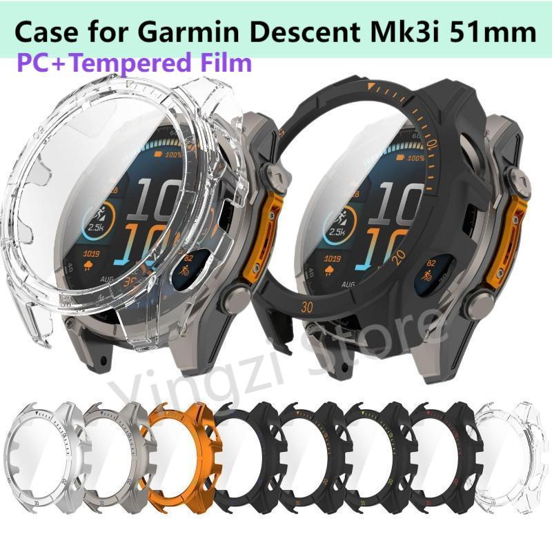 Smartwatch English - PC +Tempered Film Case for Garmin