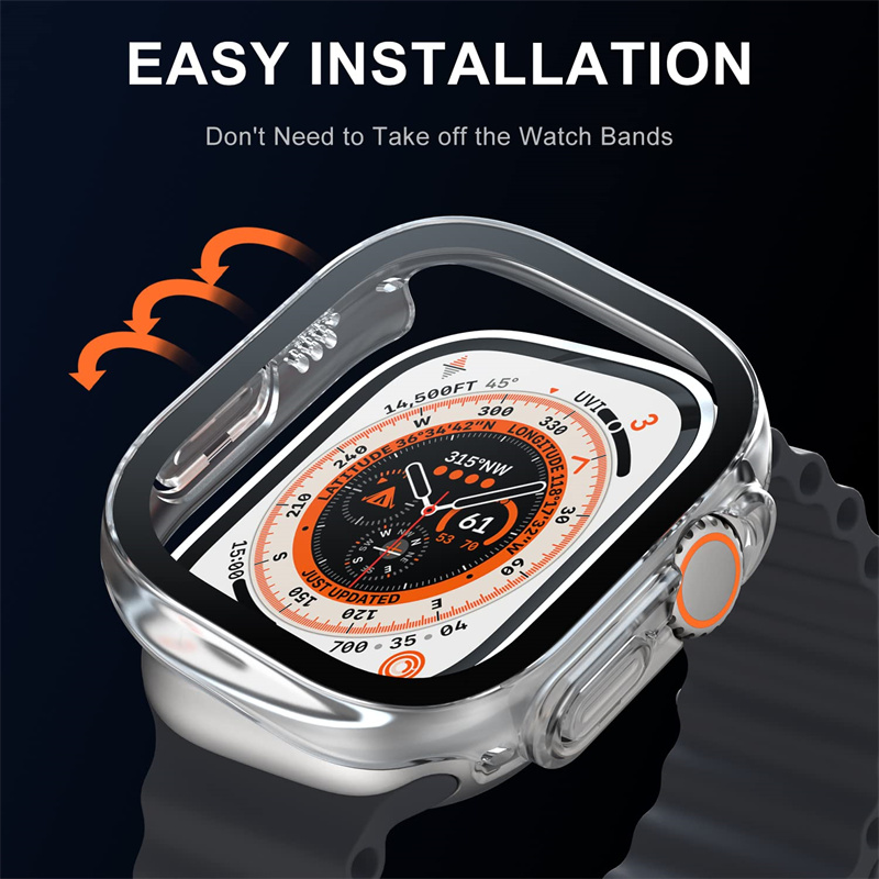 Glass+case For Apple Watch Ult - Smartwatch Luxury Watches recension och pris