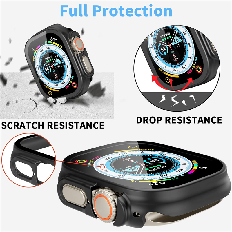 Glass+case For Apple Watch Ult - Smartwatch Luxury Watches recension och pris