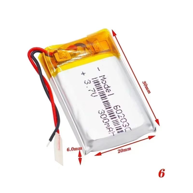 3.7V 300mAh 602030 Lithium Bat - Watch Smart Smartwatch recension och pris