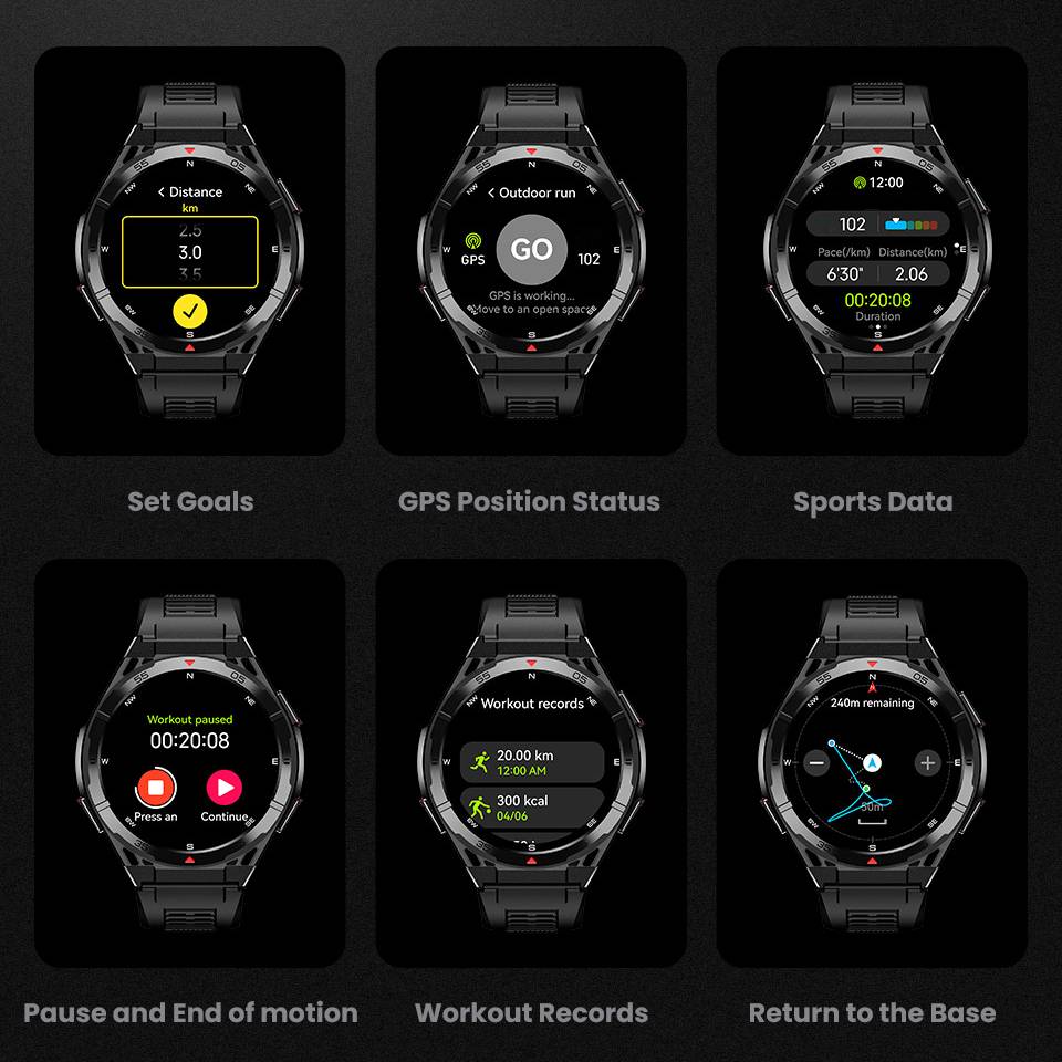 Leadoys X2B Men's Rugged Smart - Smartwatch Watches Best Gift For Men recension och pris