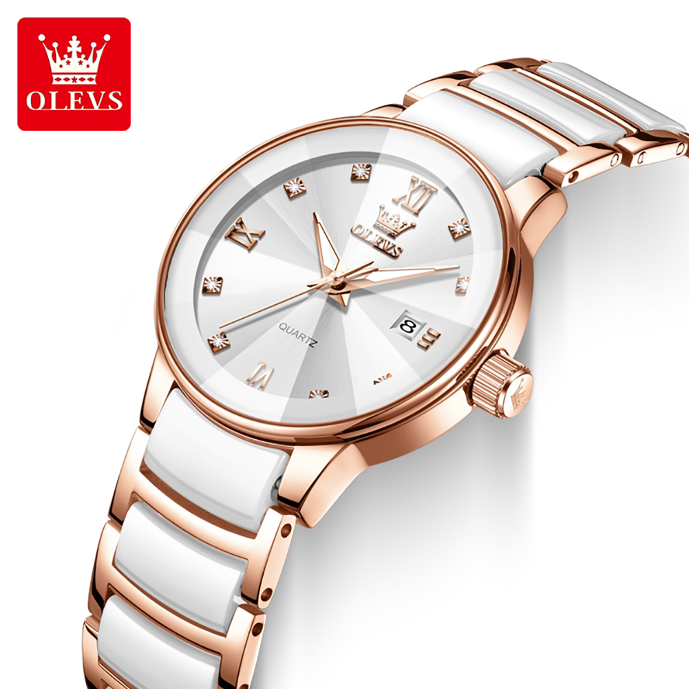 OLEVS 7114 Women Watch Ceramic - Luxury Ceramic Watch recension och pris