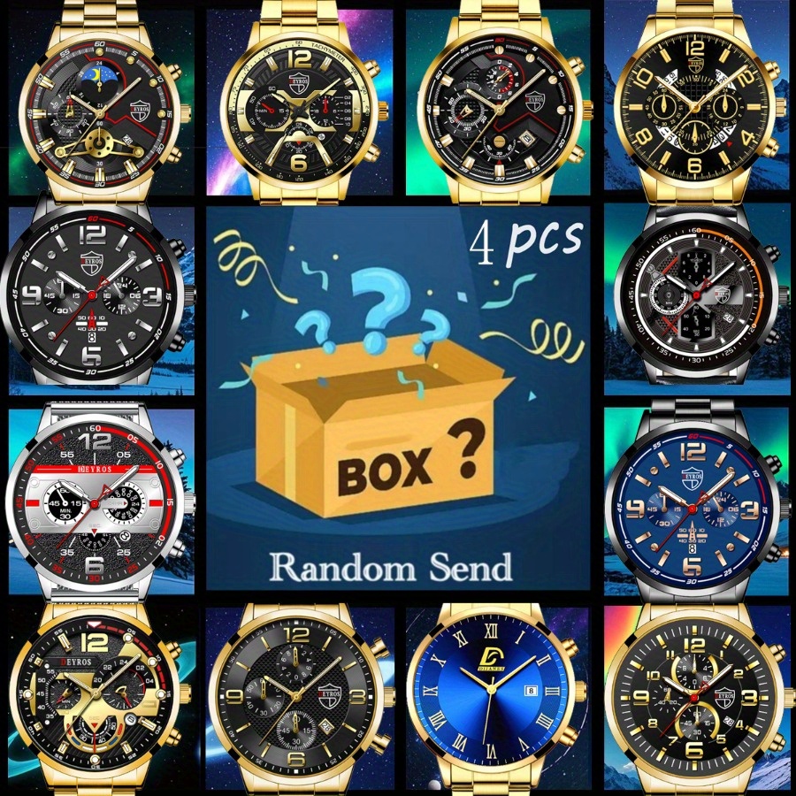 Mystery Box Buy 1 Get 3 Blind  - Analog Quartz Watch recension och pris