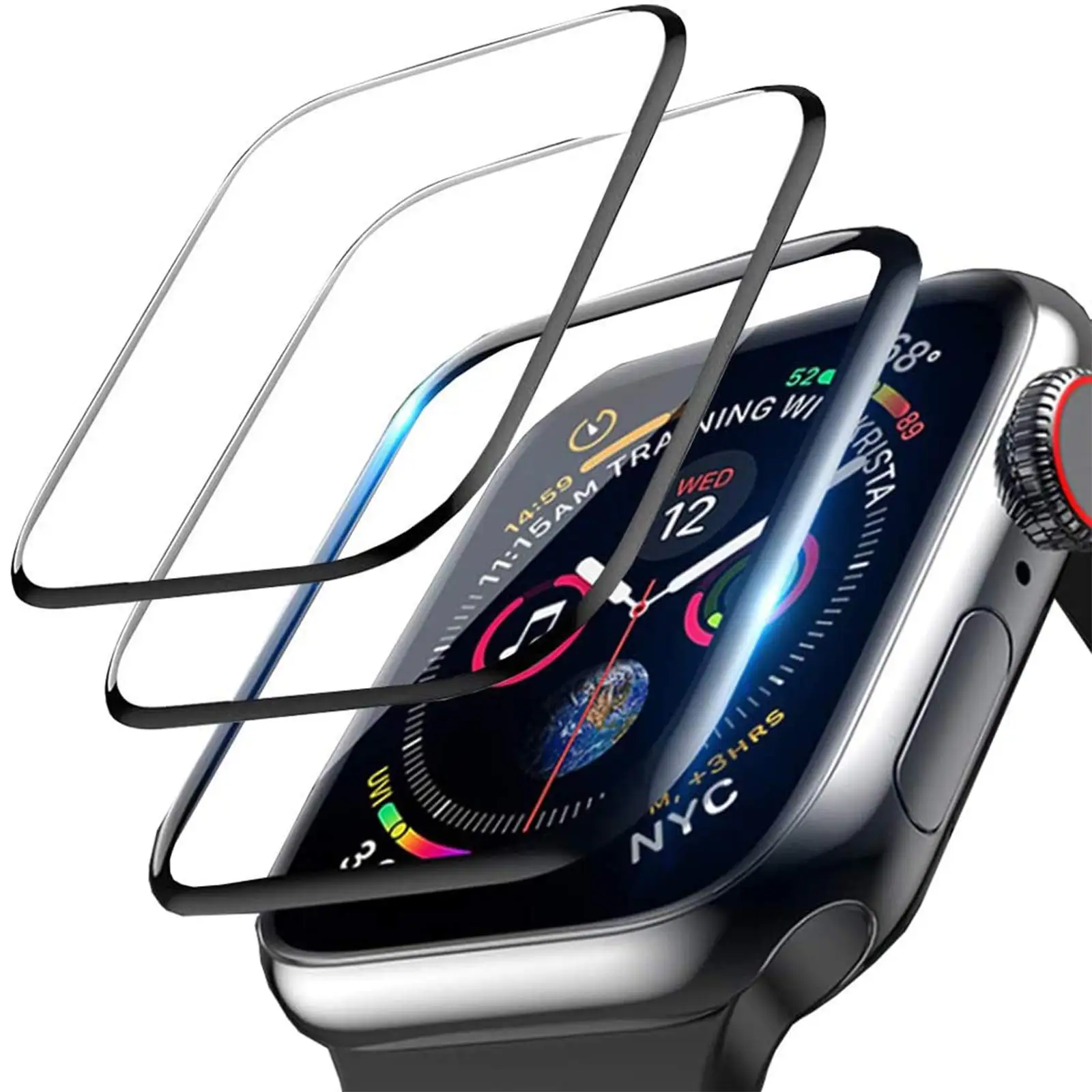 3D Tempered Glass For Apple Wa - Apple Watch Band recension och pris