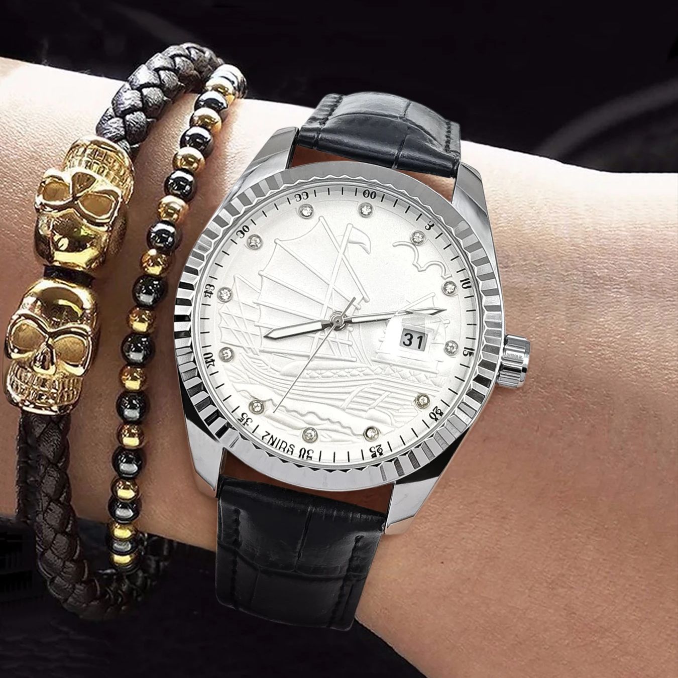 European and American Style Sa - Smartwatch Watches Best Gift For Men recension och pris