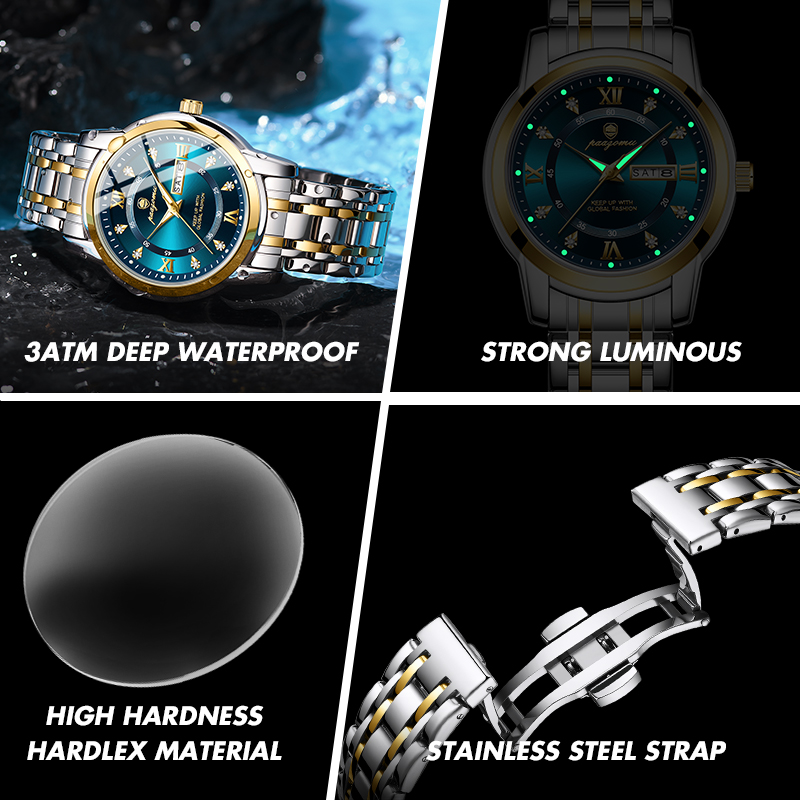 PAAZOMU Watch Men Women Diamon - Smartwatch Luxury Watches recension och pris