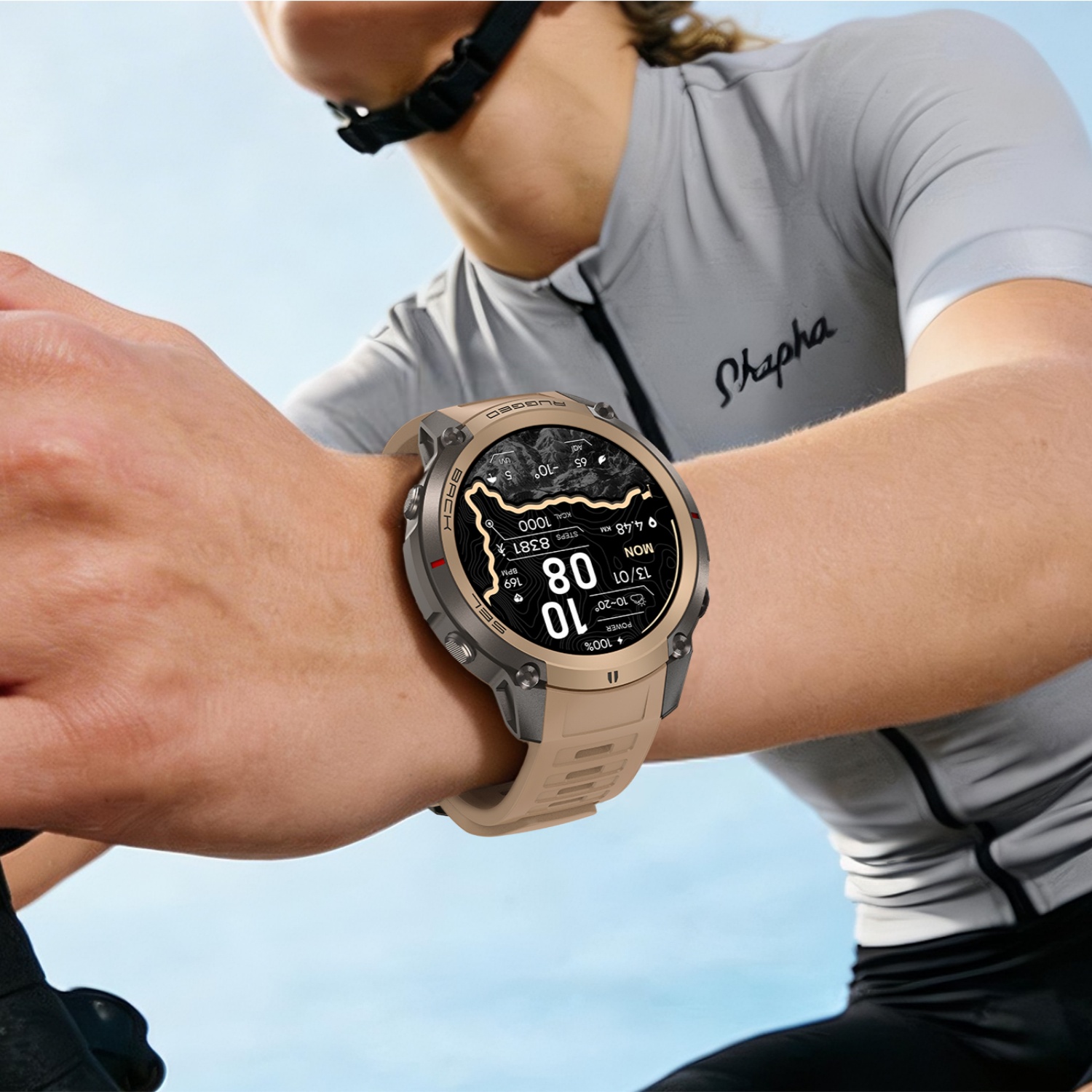 Rainbuvvy DM59 GPS Smart Watch - Heart Rate Gps Watch recension och pris