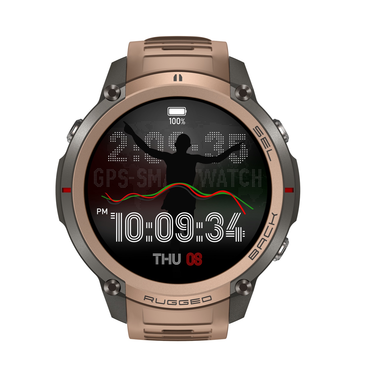 Rainbuvvy DM59 GPS Smart Watch - Heart Rate Gps Watch recension och pris