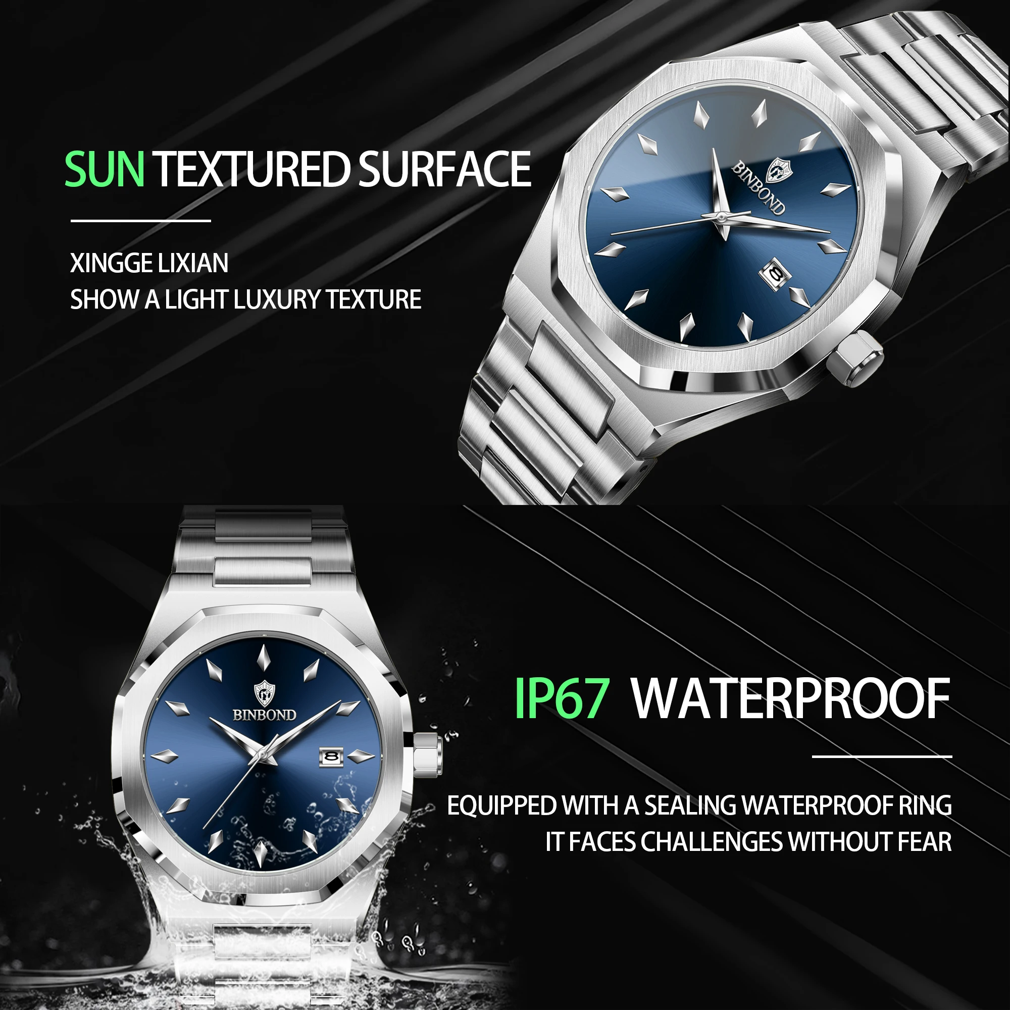 BINBOND Top Brand Man Quartz W - Smartwatch Watches Brands For Men recension och pris