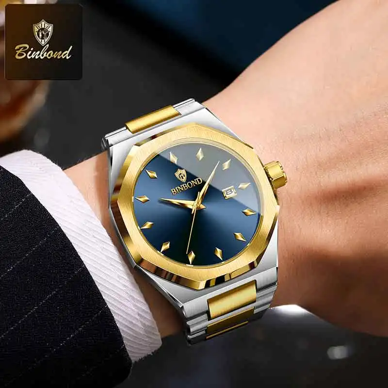 BINBOND Top Brand Man Quartz W - Smartwatch Watches Brands For Men recension och pris