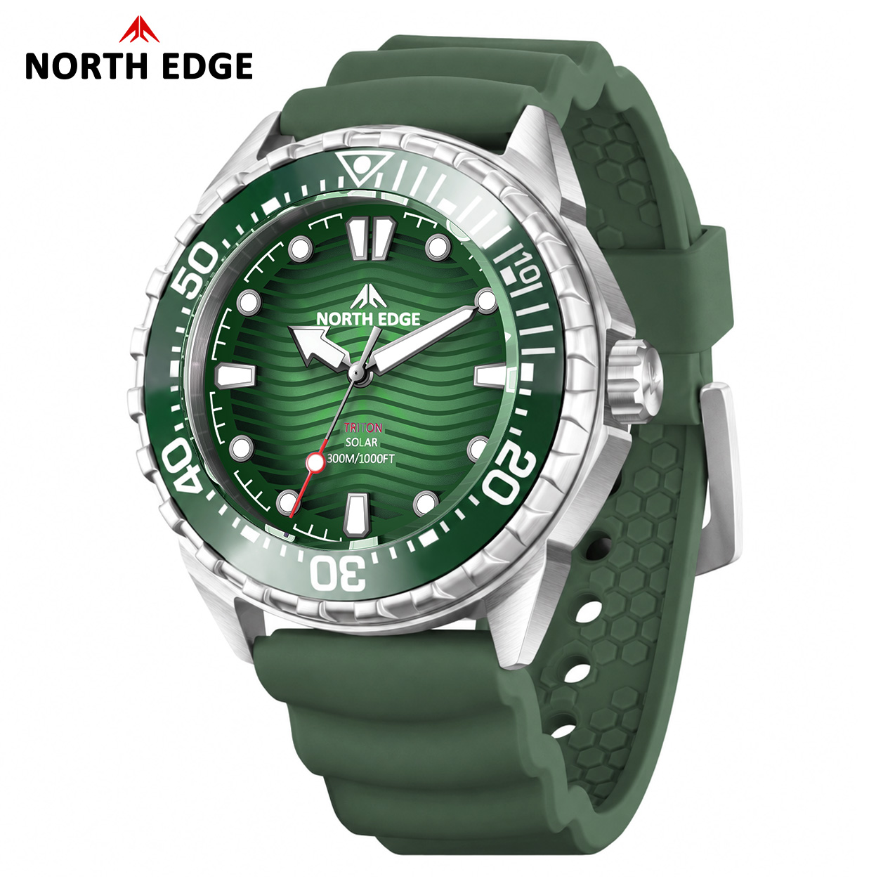 NORTH EDGE 2026 New TRITON Sol - Solar Powered Watch recension och pris