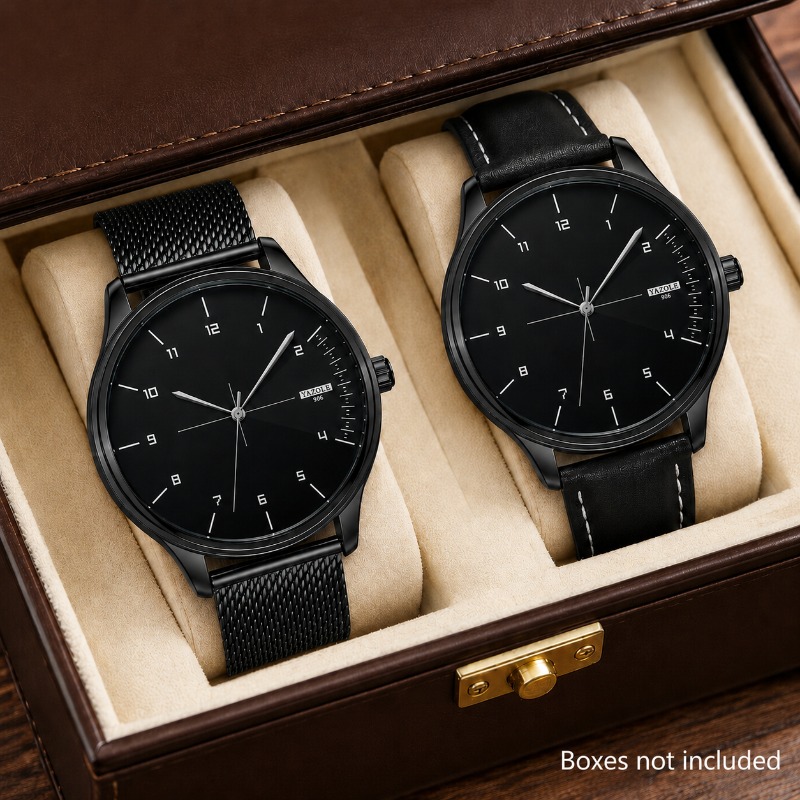 2Pcs YAZOLE Men Business Watch - Smartwatch Watches Best Gift For Men recension och pris