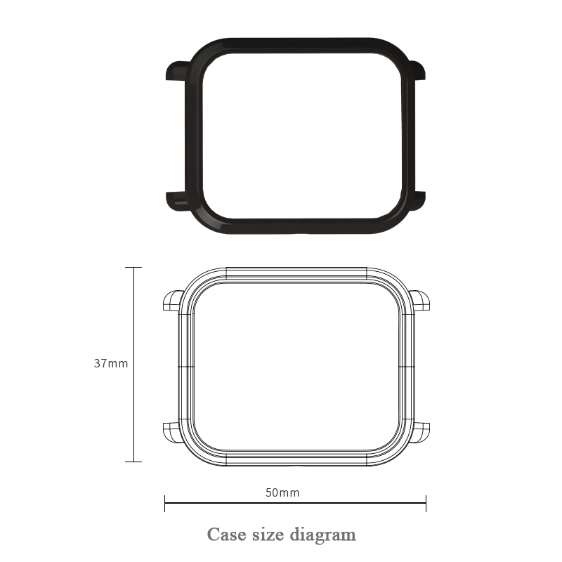 Case Cover for Amazfit Bip Ban - Smartwatch English recension och pris