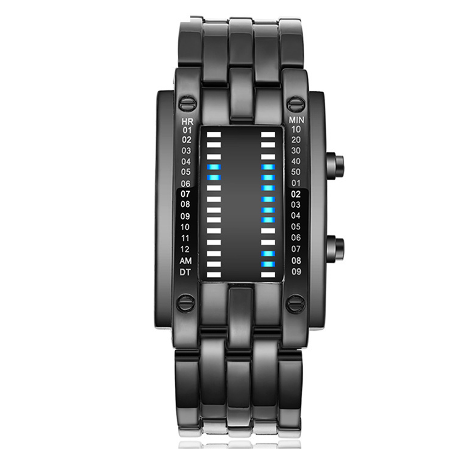 Premium Binary Matrix Blue LED - Smartwatch Premium Watches For Women recension och pris