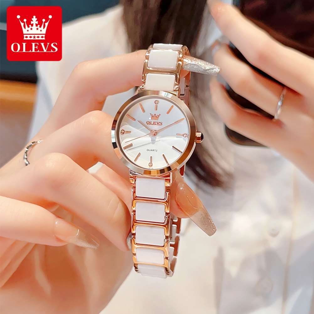 OLEVS 5877 Hot Sale Watches fo - Luxury Ceramic Watch recension och pris