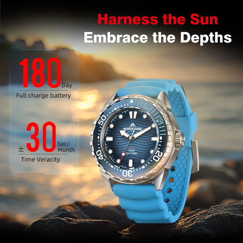 NORTH EDGE 2026 New TRITON Sol - Solar Powered Watch recension och pris