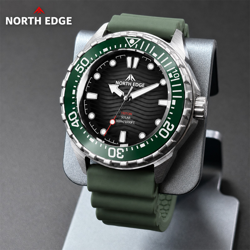NORTH EDGE TRITON Solar Dive W - Solar Powered Watch recension och pris