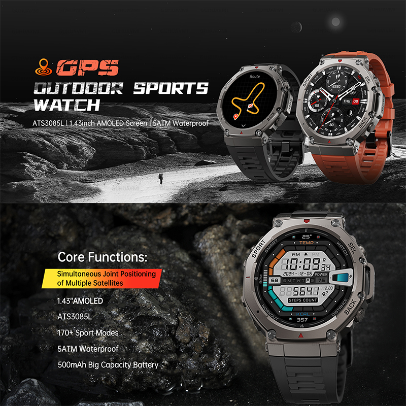 2026 Popular New Military GPS  - Smartwatch Military Watches For Men recension och pris