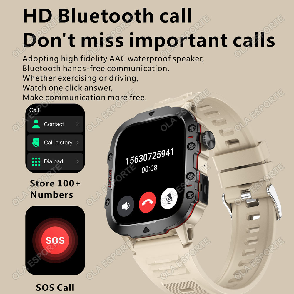 2026 New Military Smart Watch  - Smartwatch Military Watches For Men recension och pris