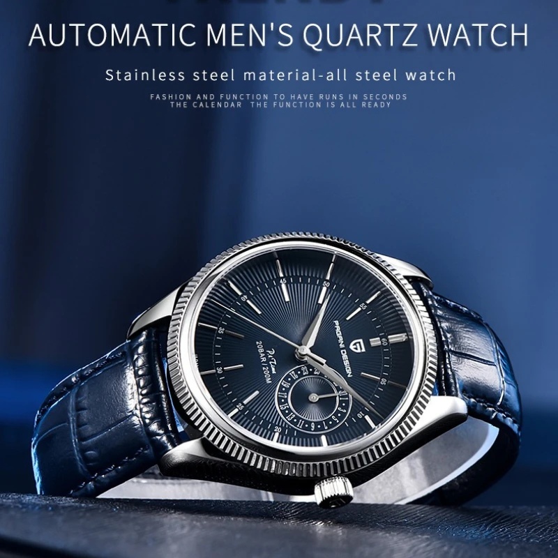 PAGANI DESIGN  Men Business Le - Smartwatch Watches Brands For Men recension och pris