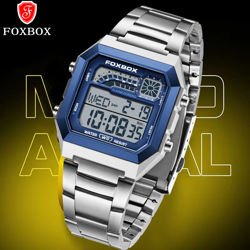 FOXBOX Fashion Luxury Digital  - Analog Quartz Watch recension och pris