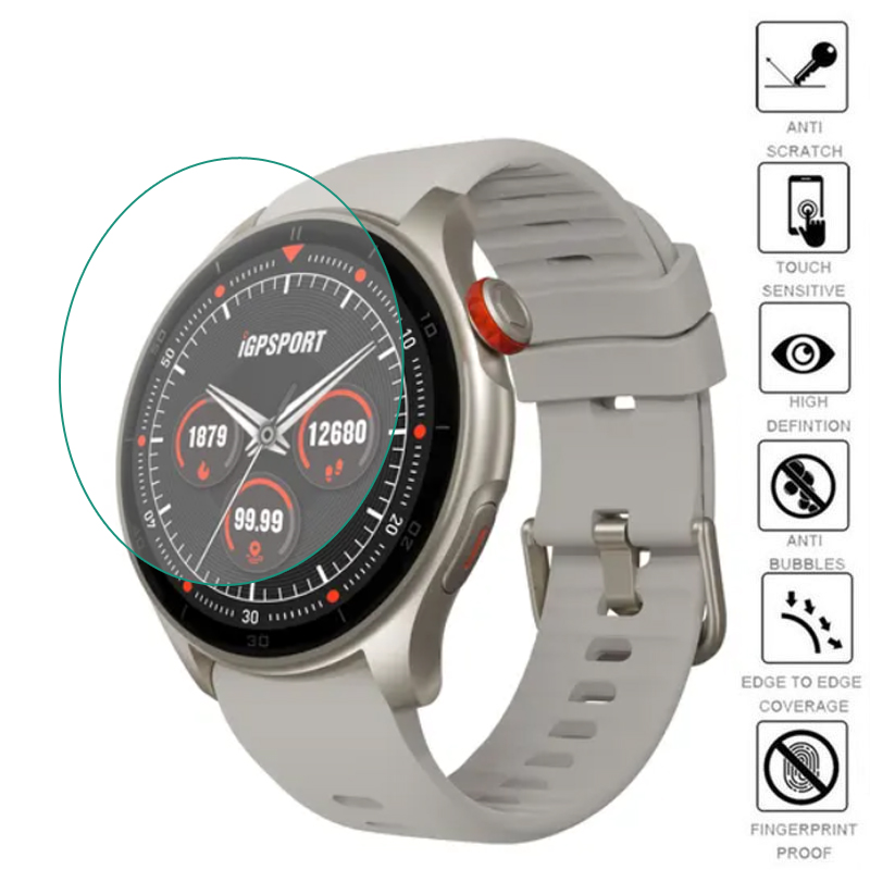 5pcs TPU Soft Smartwatch Clear - Smartwatch English recension och pris
