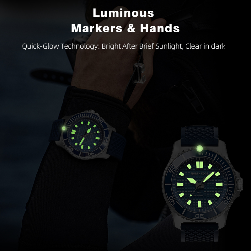NORTH EDGE ABYSS Men's Solar D - Solar Powered Watch recension och pris