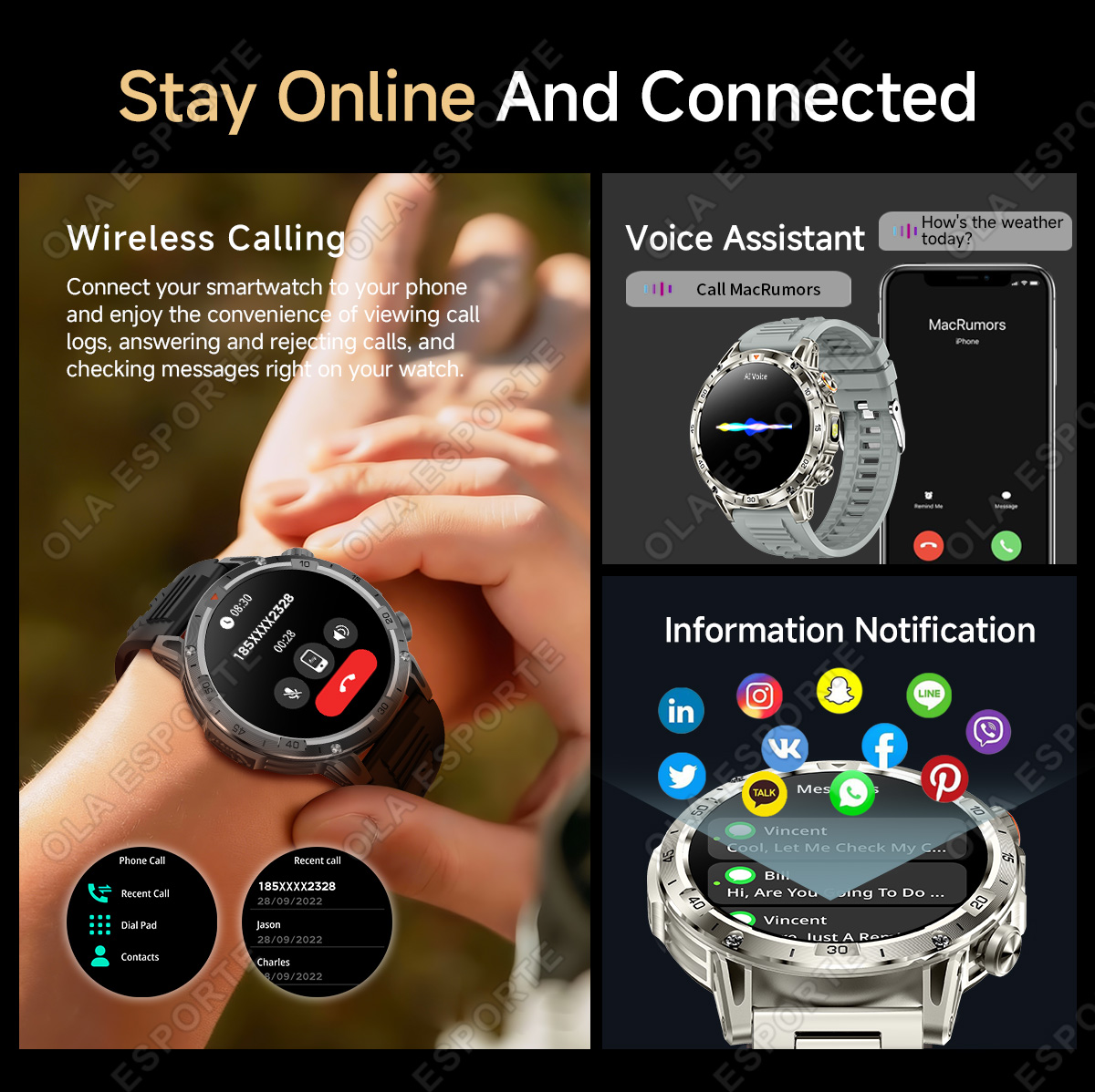 2026 New GPS Smartwatch Men AM - Smartwatch Military Watches For Men recension och pris