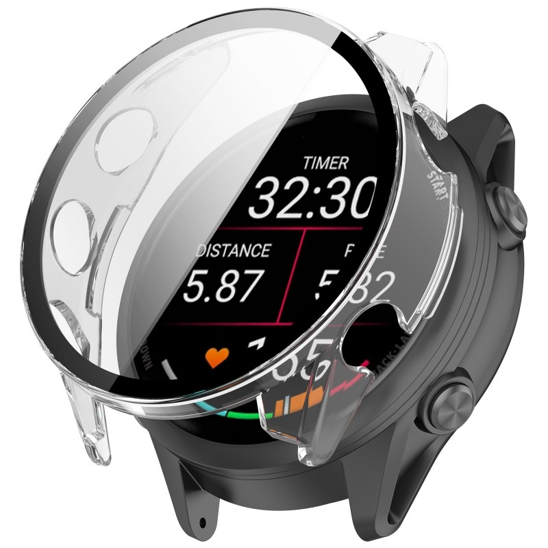 Tempered Glass Case for Garmin - Smartwatch English recension och pris